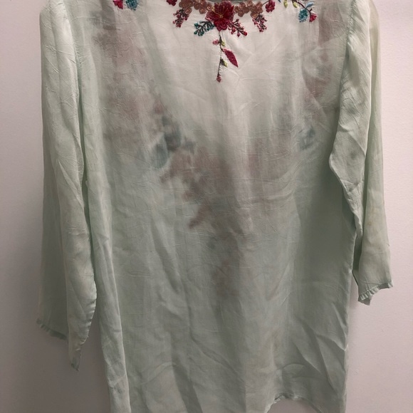 ♥️⛏HP⛏♥️JOHNNY WAS FESTIVAL BOHO EMBROIDERED TUNIC - Picture 3 of 8